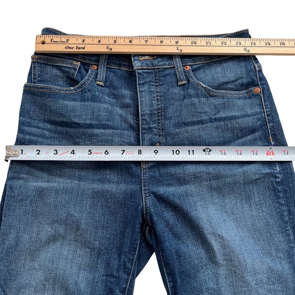 Madewell Curvy High-Rise Skinny Jeans in Moreaux Wash Women Size 28 - Picture 10 of 16